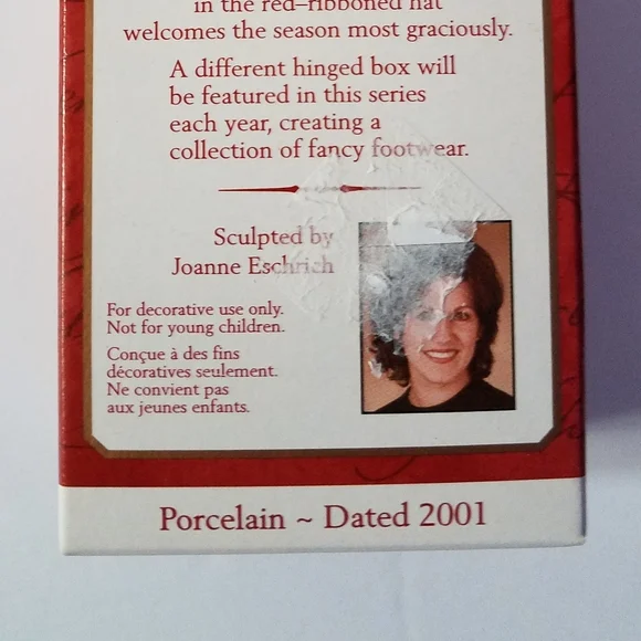 Hallmark Keepsake Ornament Fashion A Foot 2001 - Picture 11 of 11